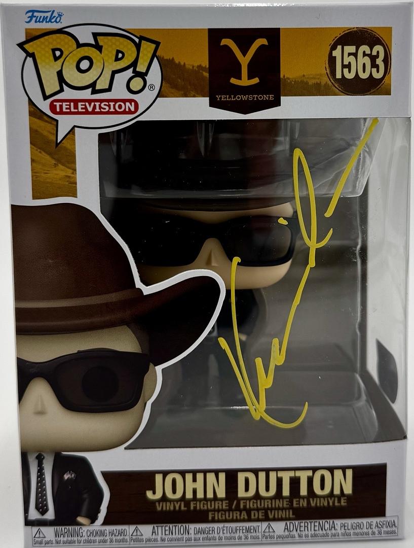 Kevin Costner Signed Funko Pop #1563 "Yellowstone" - SWAU COA